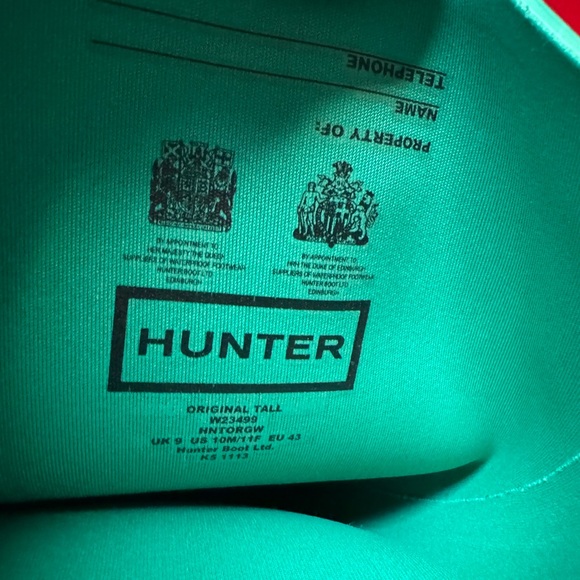 Hunter Original Green Boots - Picture 5 of 5